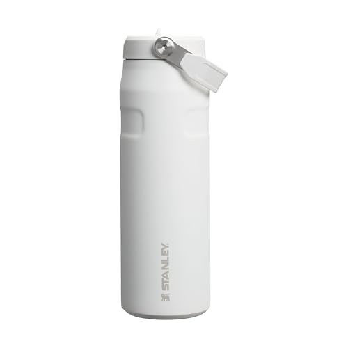 بطری آب ورزشی Stanley IceFlow Flip Straw 2.0 با نی 0.7 لیتر - 10 ساعت سرد - 2 روز یخ - فولاد ضد زنگ - بدون BPA - مقاوم در برابر نشتی - مناسب در جا لیوانی - قابل شستشو در ماشین ظرفشویی - یخ زدگی | به مدت 10 ساعت خنک می شود. - یخ 3 روزه - ضد نشتی - بدون BPA - قابل شستشو در ماشین ظرفشویی