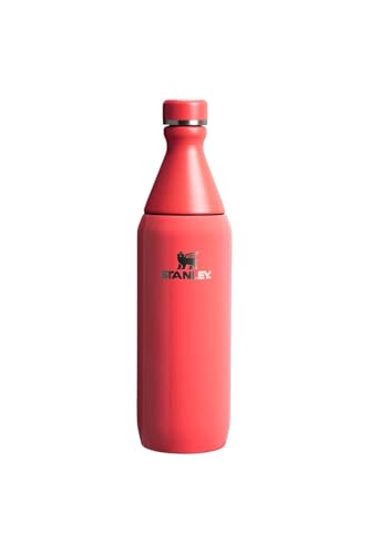 بطری باریک تمام روز Stanley 0.6L/20oz Hot Coral Gloss