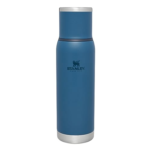 بطری Stanley Adventure To-Go 1.0L - Abyss - 25 ساعت گرم - 27 ساعت سرد - ضد نشتی - درب عایق - بدون BPA - کنترل جریان - قابل شستشو در ماشین ظرفشویی