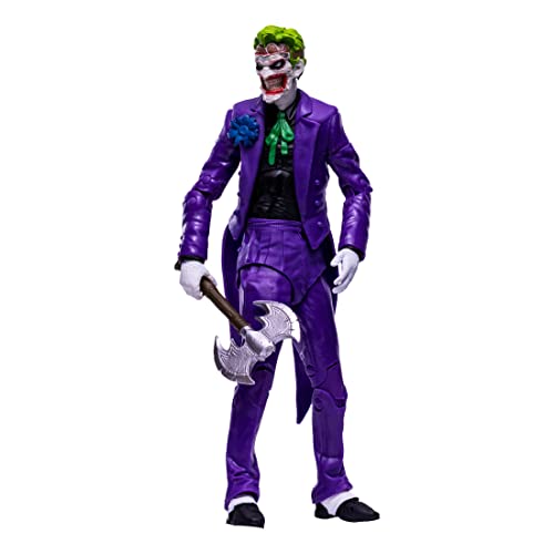 McFarlane Toys، DC Multiverse The Joker (Death of the Family) اکشن فیگور 7 اینچی با 22 قطعه متحرک، فیگور کلکسیونی بتمن DC با کارت شخصیت منحصر به فرد کلکسیونر - سن 12 سال به بالا