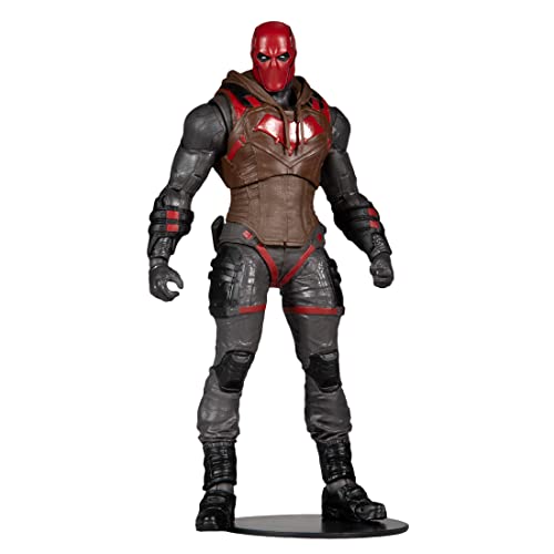 McFarlane DC Multiverse Red Hood 7 in Figure – کلکسیونی الهام گرفته از بازی Gotham Knights با عقربه های جایگزین، پایه، 22 نقطه مفصلی، کارت هنری همراه، اسباب بازی نمایشی با جزئیات بالا