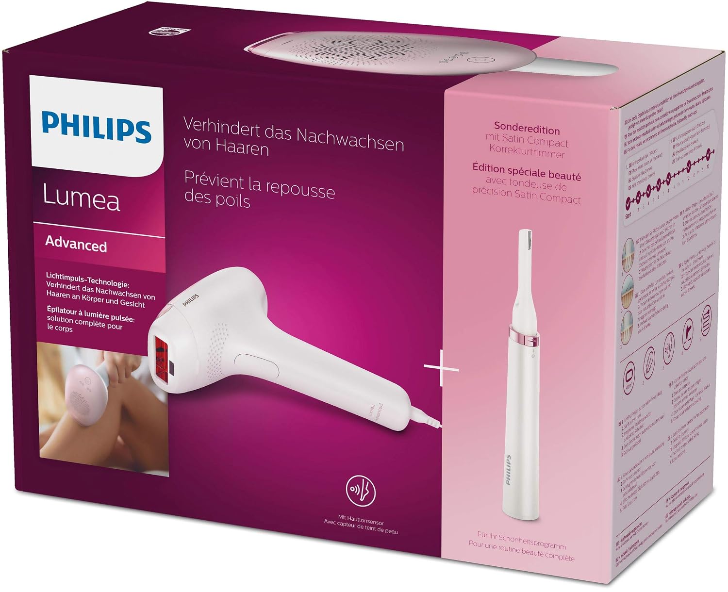 لیزر رفع موهای زائد شارژی فیلیپس Philips Lumea Prestige BRI953