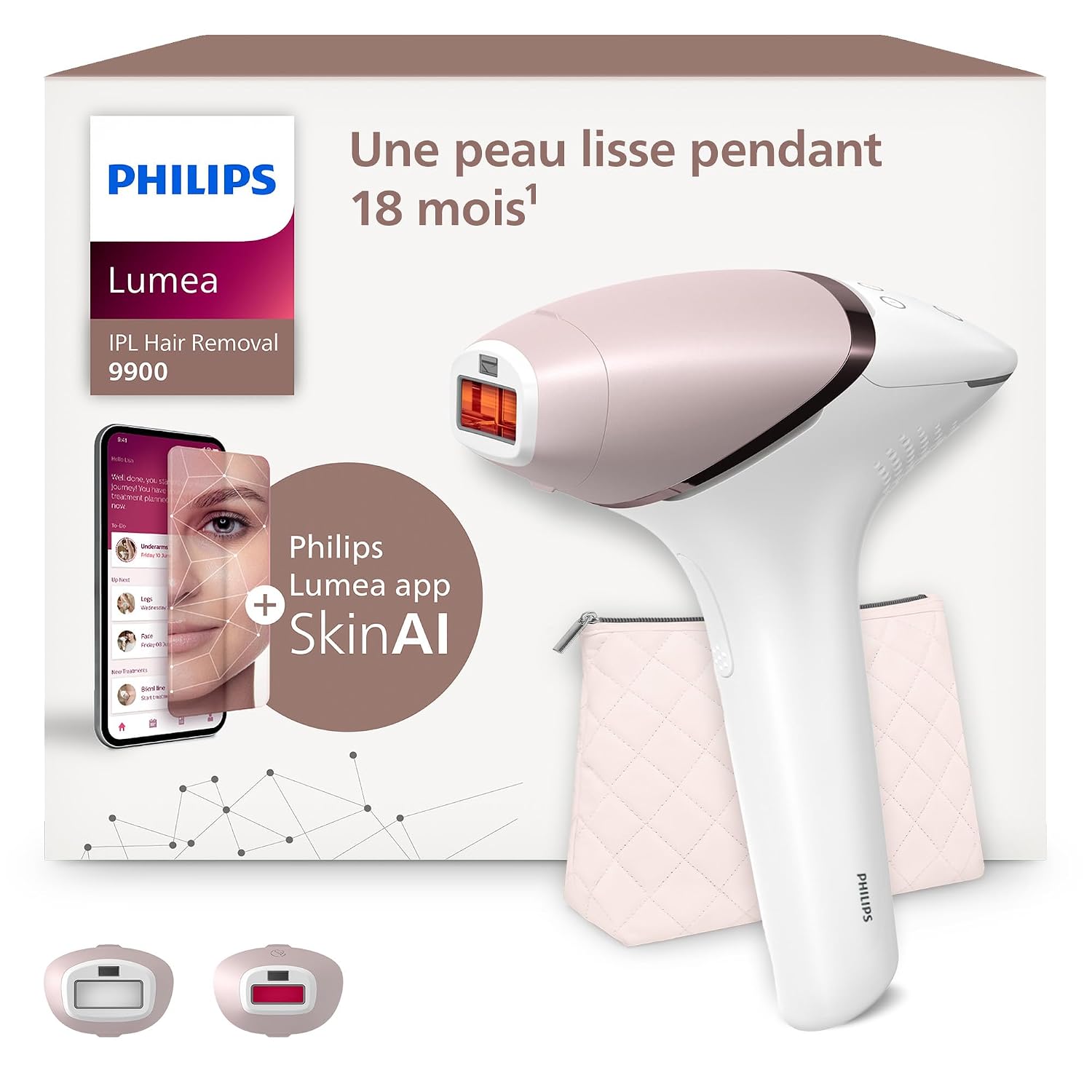 دستگاه رفع موهای زائد فیلیپس Philips Lumea IPL 9900 مدل BRI950/02