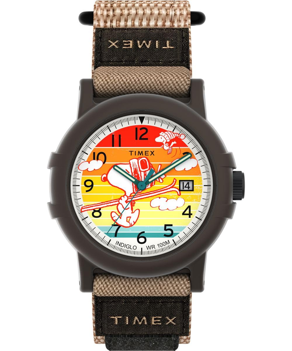 ساعت مچی آنالوگ کوارتز مردانه Timex Peanuts Camper