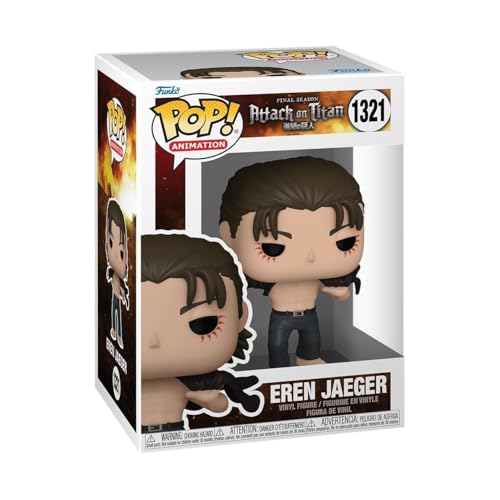 Funko Pop! انیمیشن: AoT - Eren Jaeger Jeager - حمله به تایتان - فیگور وینیل کلکسیونی - ایده هدیه - کالای رسمی - اسباب بازی برای کودکان و بزرگسالان - طرفداران انیمیشن - شکل مدل برای کلکسیونرها