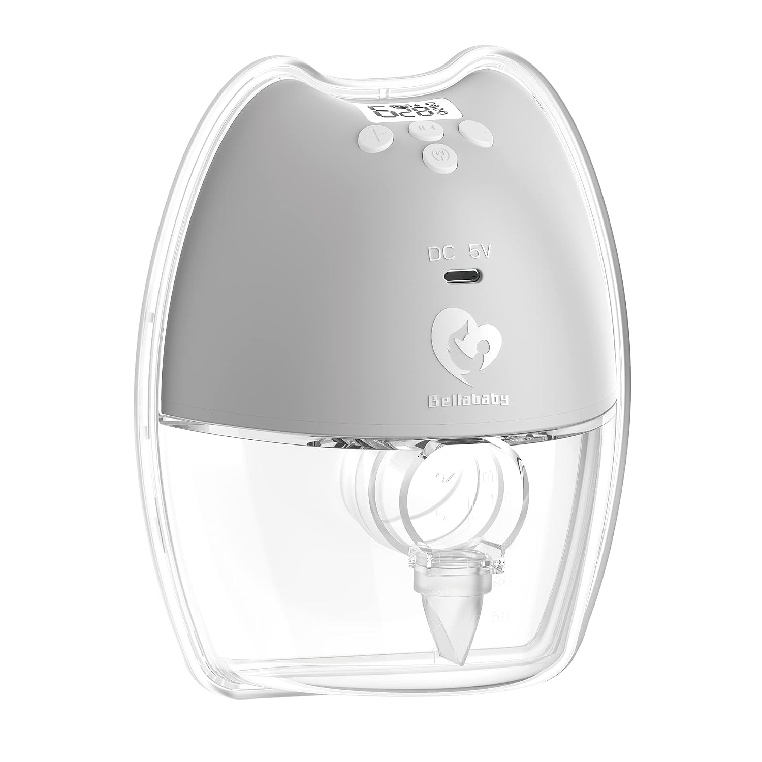 سینهپمپ هندزفری Bellababy قابل پوشیدن با جعبه ذخیرهسازی نمایشگر LED پمپ سینه برقی بیسیم قابل حمل 4 حالته 9 سطح مکش بسته 1 بسته 24 میلیمتری فلنج 211917 میلیمتری