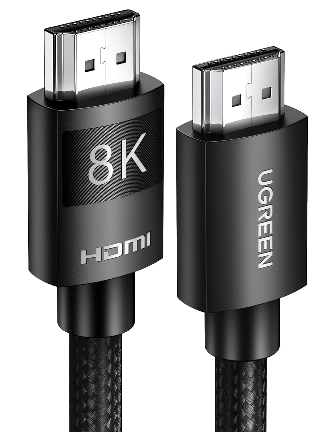 سیم بافته شده با سرعت بالا UGREEN 8K HDMI 2.1 Ultra HD برای MacBook Pro PS5 1M | 48 گیگابیت بر ثانیه 8K@60 هرتز پشتیبانی eARC Dynamic HDR Dolby Vision سازگار با PS5 سوئیچ تلویزیون پروژکتور Blu-ray تلویزیون Xbox Roku UHD