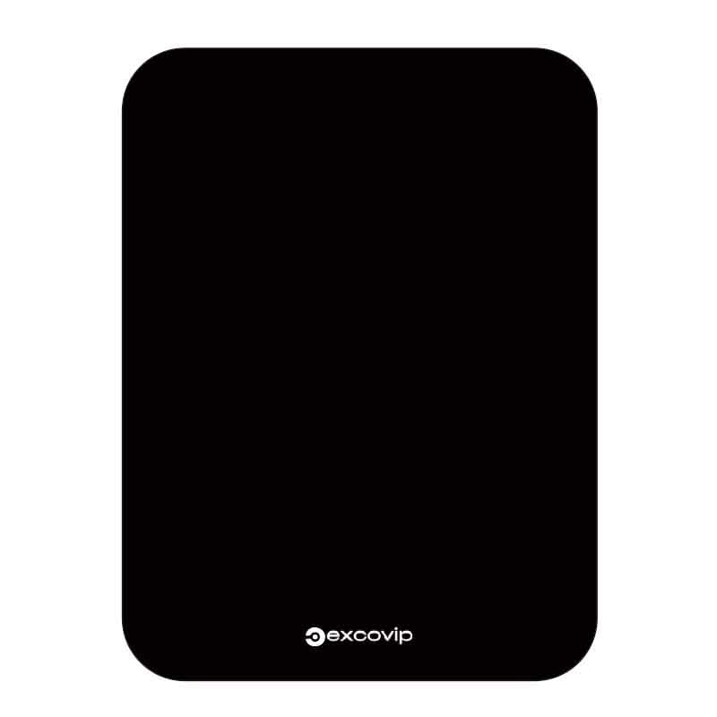 excovip پد ماوس کوچک 200x150mm با لبه های دوخته شده موس پد عالی برای مسافرت، لپ تاپ های بی سیم، سینی صفحه کلید، دفاتر. (مشکی) 0498