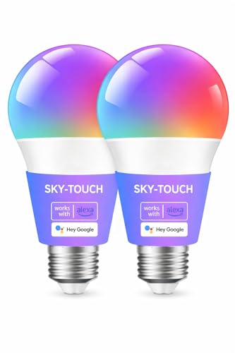 لامپ LED هوشمند 2 عددی SKY-TOUCH با الکسا وای فای
