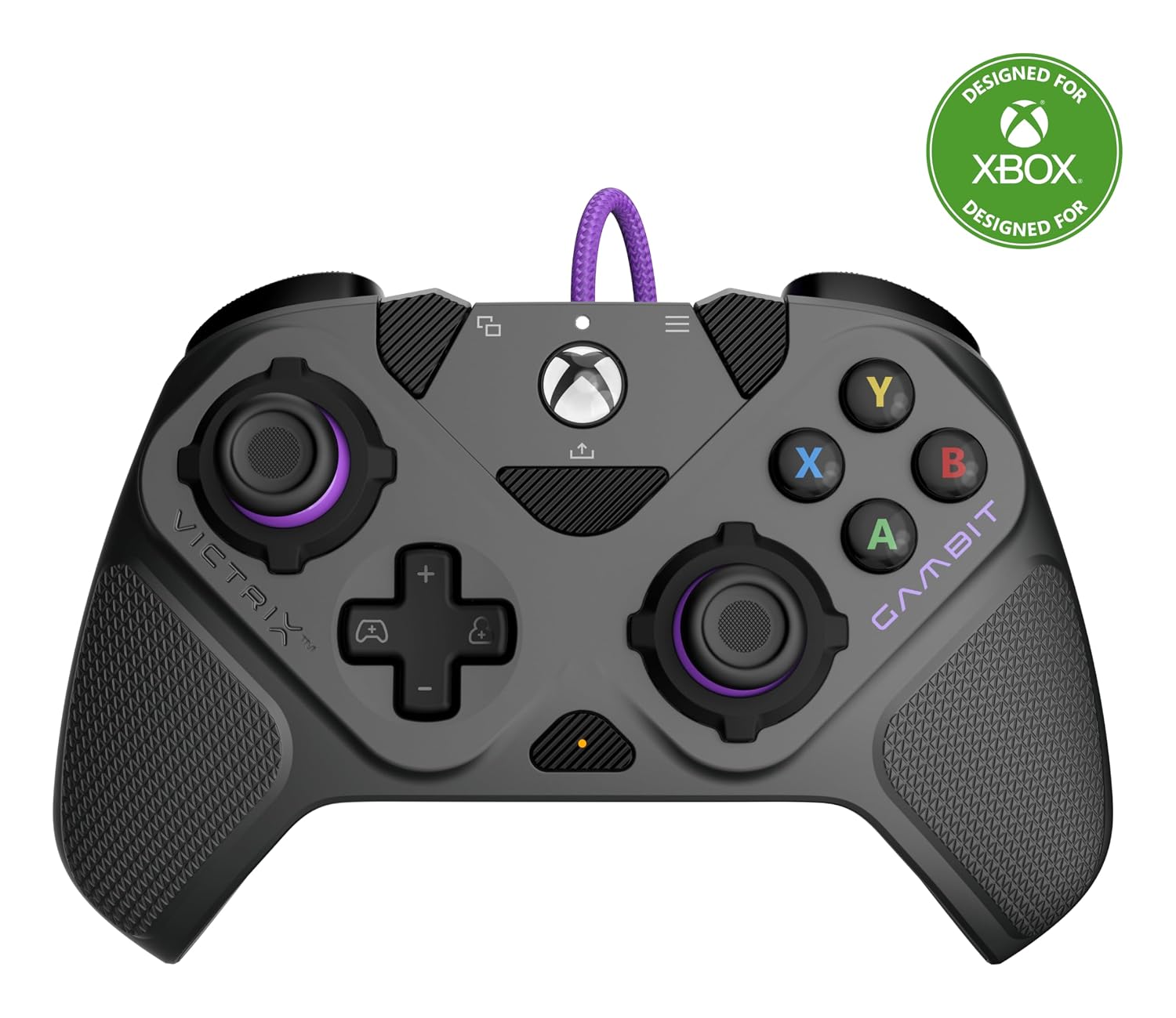 Turtle Beach Victrix Gambit Prime Wired Tournament Controller برای Xbox Series X یا S، Xbox One و Windows PC - دارای مجوز رسمی توسط Xbox، Swappable Thumbsticks، Remappable Buttons