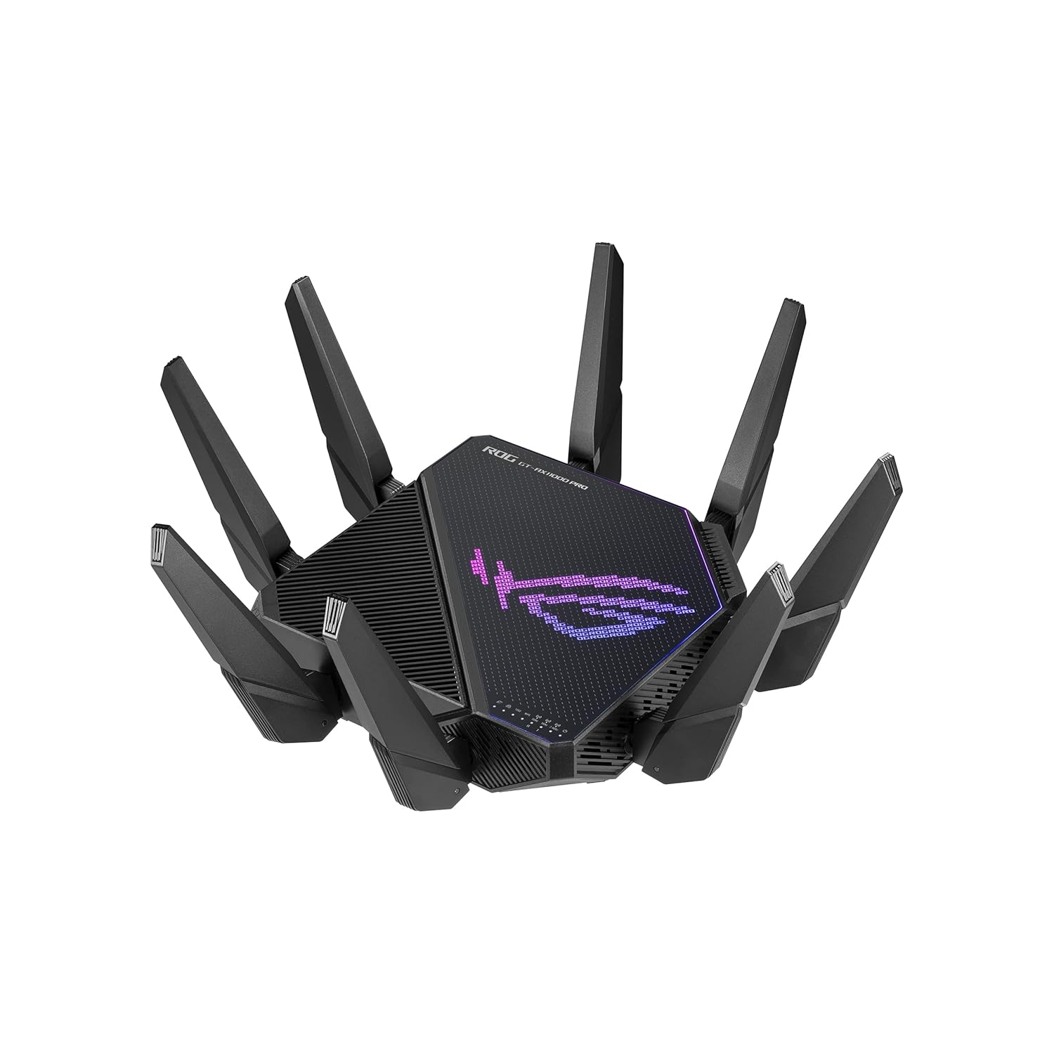 ASUS ROG Rapture GT-AX11000 Pro Tri-Band WiFi 6 Router Gaming Extendable، پورت های 10G و 2.5G، ASUS RangeBoost Plus، شتاب بازی سه سطحی، امنیت شبکه بدون اشتراک، سازگار با AiMesh