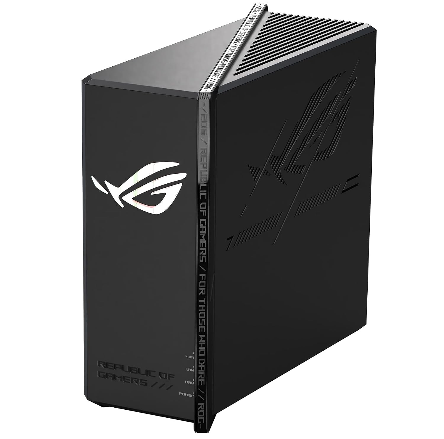 روتر بازی ASUS ROG STRIX GS-BE18000 IEEE 802.11be: سه باند 18000 مگابیت بر ثانیه، هشت پورت 2.5G، دو پورت اختصاصی بازی، اتصال تلفن همراه 4G/5G، AiMesh، امنیت شبکه - مشکی