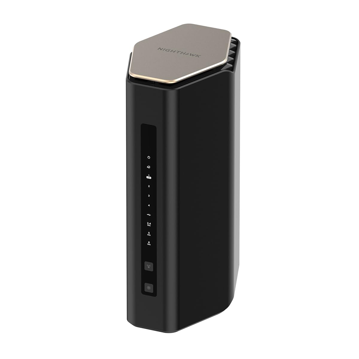 روتر NETGEAR Nighthawk WiFi 7 (RS600) – BE18000 سرعت بیسیم 18 گیگابیت در ثانیه – پورت اینترنت 10 گیگابیت – روتر بازی سه باند گیگابیتی – پوشش 3300 فوت مربعی، 150 دستگاه – باند داخلی 0 VPN، USB6Ghz.