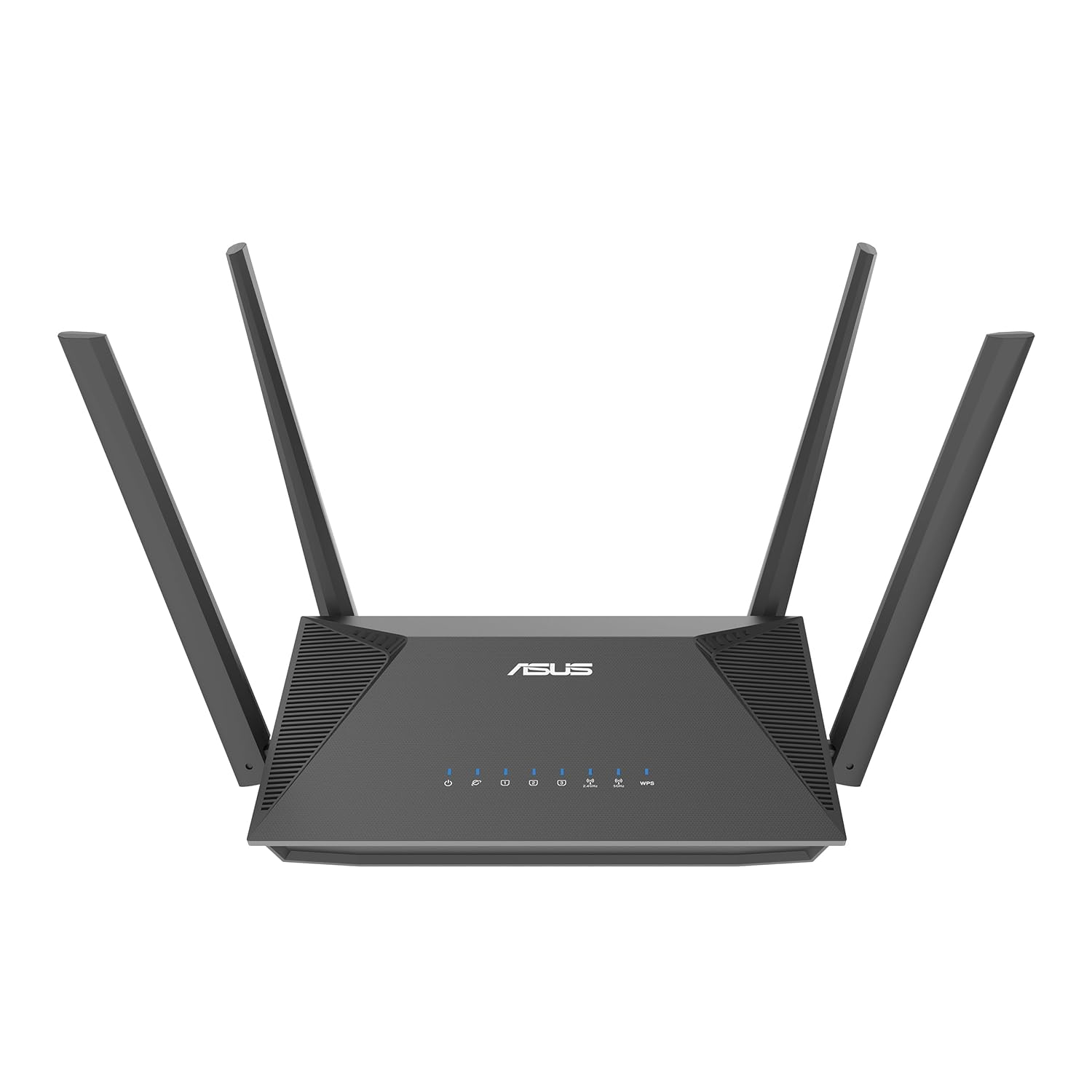ASUS RT-AX52 (AX1800) دو بانده وای فای 6 روتر قابل ارتقا، گارد فوری، کنترلهای والدین، VPN داخلی، سازگار با AiMesh، بازی و جریان، خانه هوشمند - مشکی