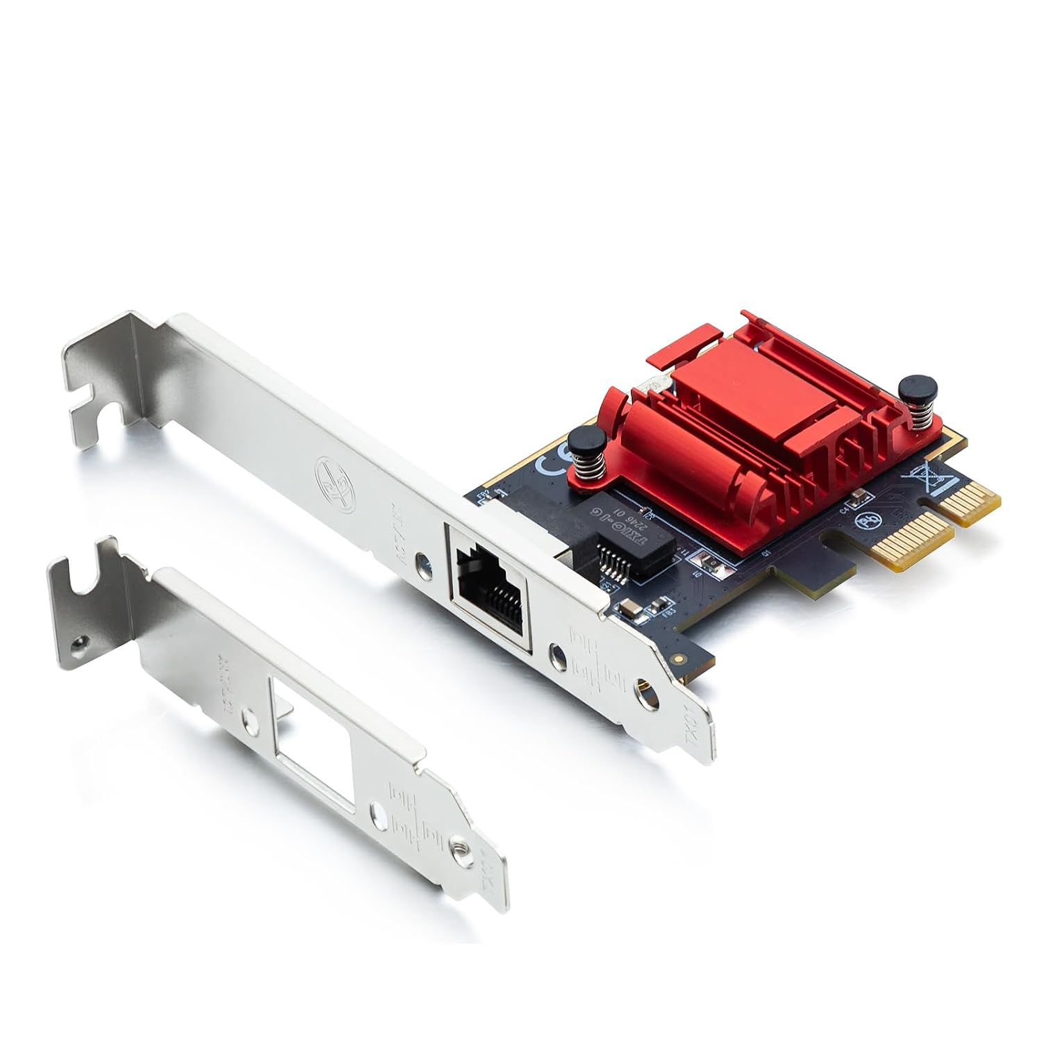 10Gtek 10/100/1000Mbps کارت شبکه اترنت گیگابیتی PCI Express NIC با تراشه اینتل I210، آداپتور شبکه همگرا سرور اترنت، تک پورت RJ45، PCI Express 2.1 X1، مقایسه با Intel I210-T1