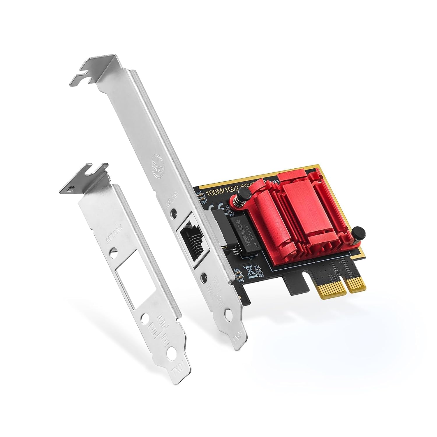 کارت آداپتور شبکه 2.5G PCIe، کارت شبکه اترنت SYOSI RTL8125B، کنترلر شبکه RJ45 با سرعت 2500/1000/100Mbps، آداپتور Ethernet PCI Express پرسرعت، پشتیبانی PXE برای Windows Linux Mac
