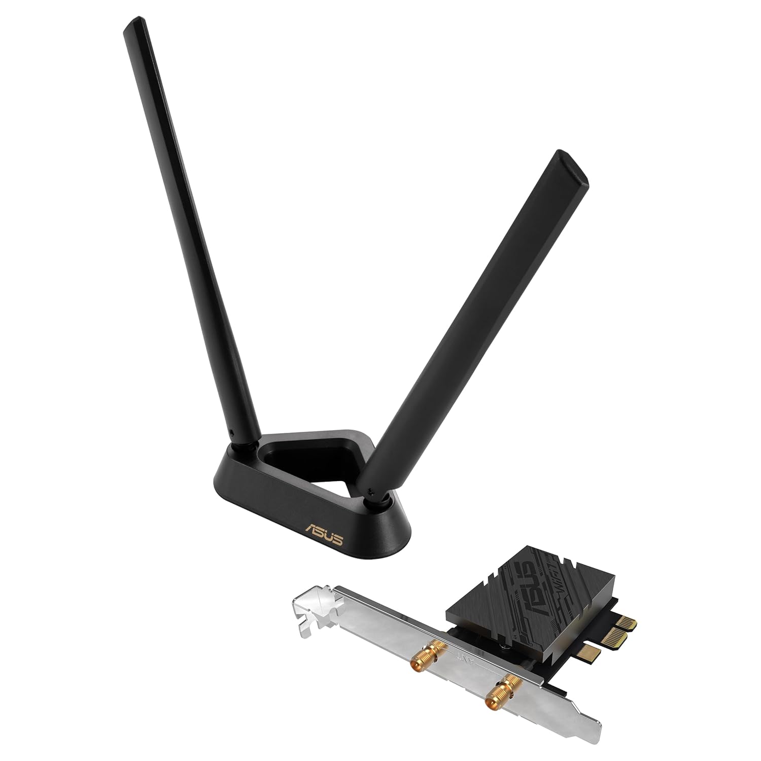 آداپتور ASUS PCE-BE92BT WiFi 7 PCI-E، WiFi فوق العاده سریع 7، بلوتوث 5.3، اتصال دو باند، عملکرد پرسرعت - مشکی