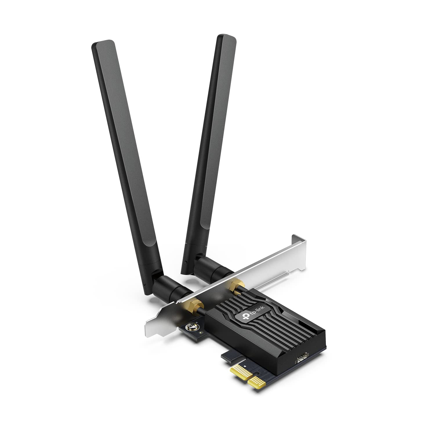 کارت وای فای TP-Link WiFi 6 PCIe برای رایانه رومیزی AX3000 (Archer TX55E)، بلوتوث 5.2، WPA3، آداپتور بی سیم دو باند 802.11ax با MU-MIMO، تأخیر بسیار کم، فقط از ویندوز 11، 10 (64 بیت) پشتیبانی می کند.
