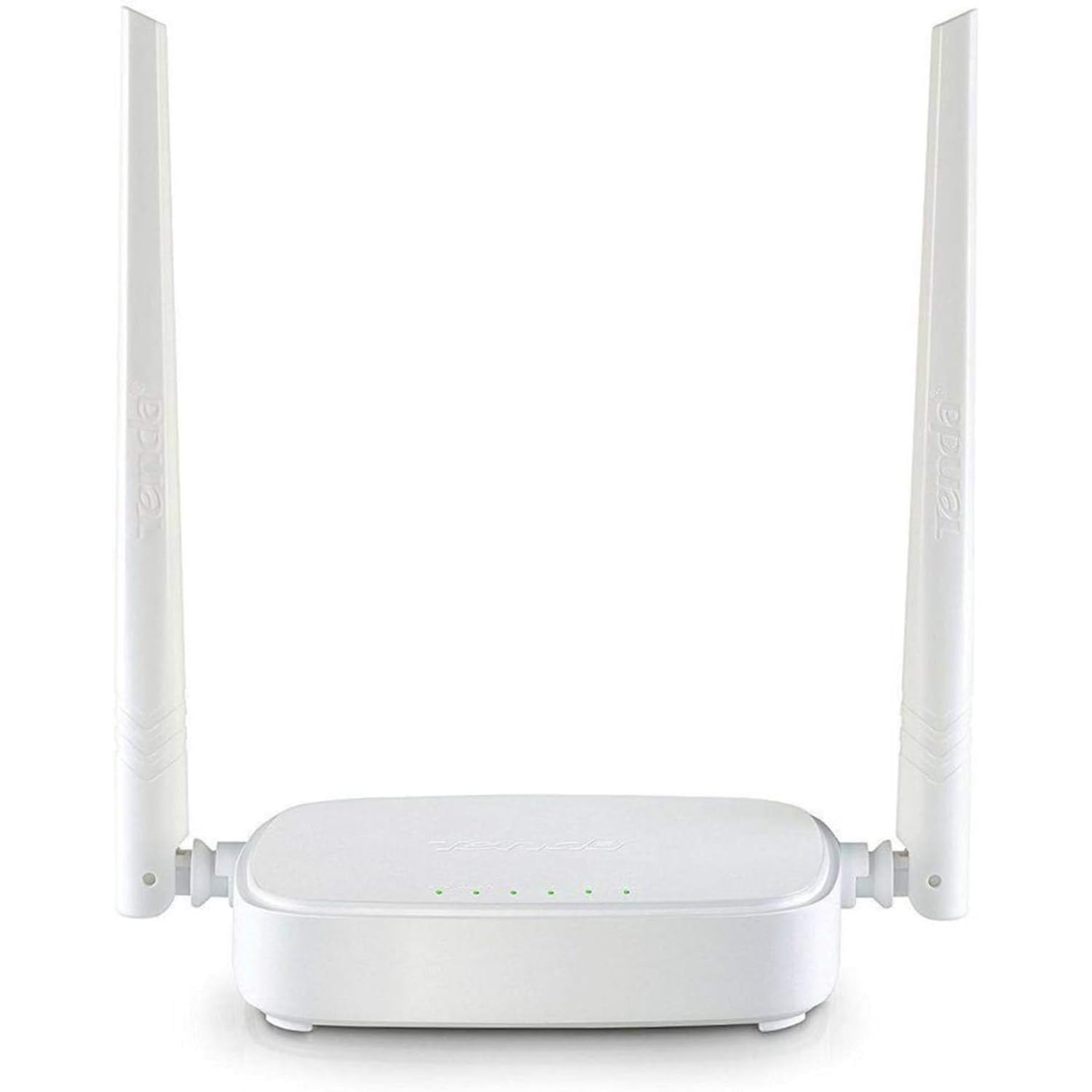 روتر WLAN Tenda N301 برای اتصال به مودم کابلی/DSL یا فیبر نوری (300 مگابیت بر ثانیه از طریق WLAN، پورت های LAN 3 برابر، WPS، برای پخش ویدئو 4K/HD و بازی های آنلاین،) سفید