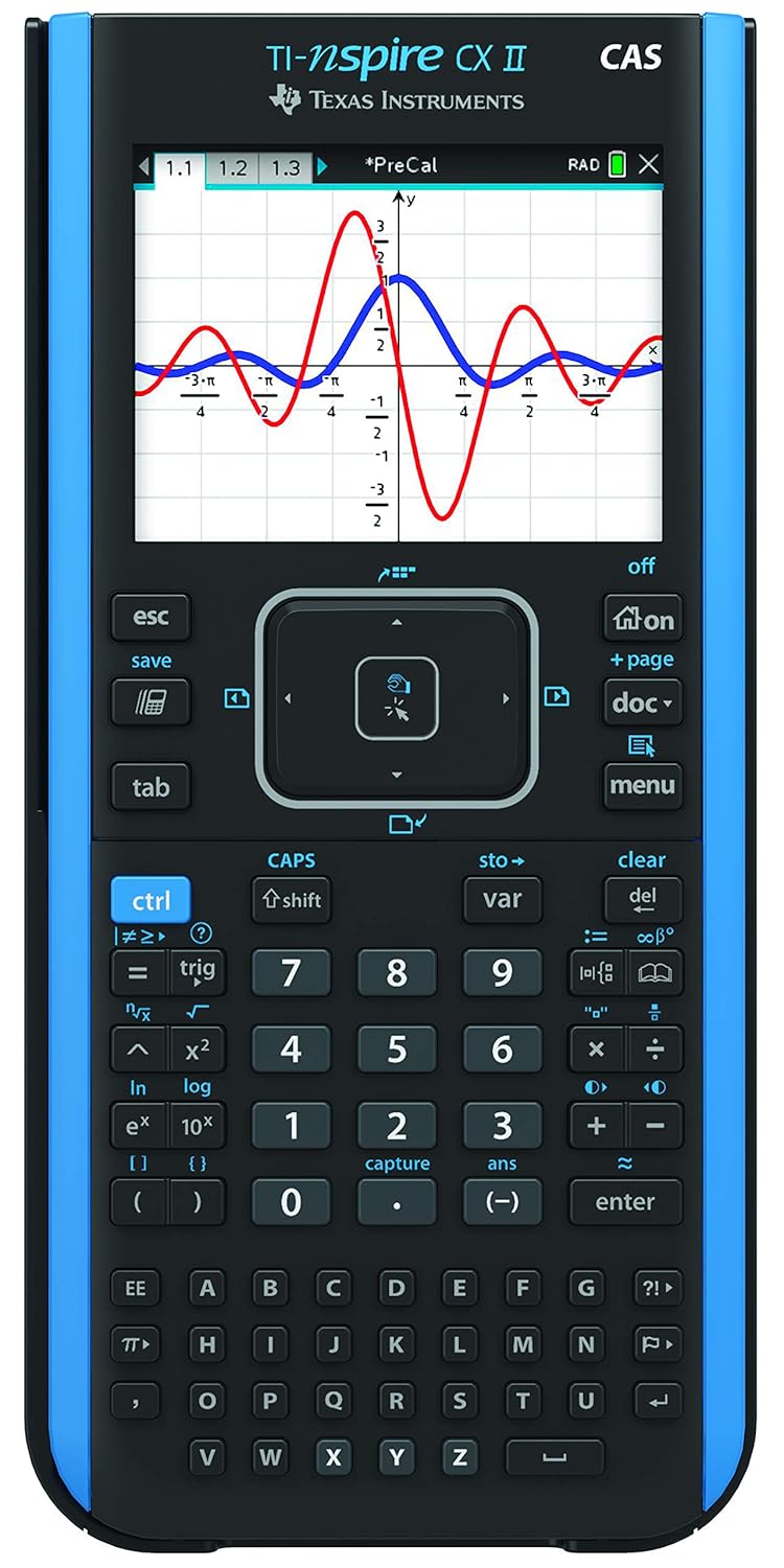 ماشین حساب نموداری CAS TI-Nspire CX II TEXAS INSTRUMENTS