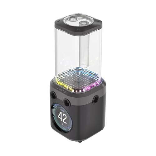 پمپ و مخزن خنککننده مایع CORSAIR iCUE LINK XD6 RGB Elite LCD مدل CX-9040015-WW، 440ml، LCD