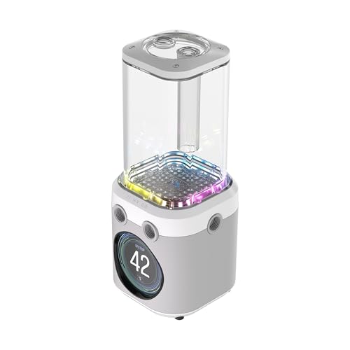 پمپ و مخزن خنککننده مایع CORSAIR iCUE LINK XD6 RGB Elite LCD مدل CX-9040016-WW، 440ml، LCD