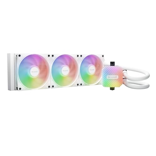 واترکولینگ be quiet! Light Loop 360mm White BW023 – خنککننده مایع CPU با 3 فن Light Wings LX و ARGB