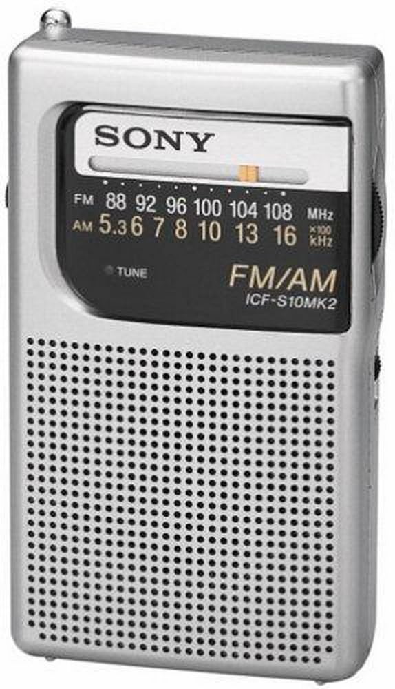سونی ICF-S10MK2 آنالوگ شخصی خاکستری - رادیو (AA، شخصی، آنالوگ، AM، FM، 87.5-108 مگاهرتز، 530-1605 کیلوهرتز)
