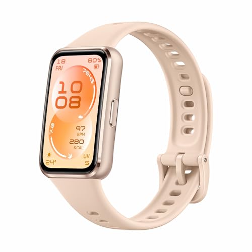 ردیاب سلامت و تناسب اندام HUAWEI Band 11، ساعت هوشمند، هوش سلامت 24 ساعته، HRV، ردیابی خواب، مانیتور استرس، سلامت عاطفی، بسیار باریک، iOS و اندروید، عمر باتری تا 14 روز، بژ