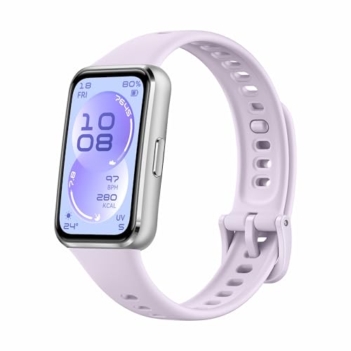 ردیاب سلامت و تناسب اندام HUAWEI Band 11، ساعت هوشمند، هوش سلامت 24 ساعته، HRV، ردیابی خواب، مانیتور استرس، سلامت احساسی، iOS و اندروید، عمر باتری تا 14 روز، بنفش متالیک