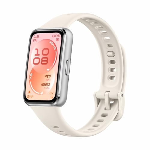 ردیاب سلامت و تناسب اندام HUAWEI Band 11، ساعت هوشمند، هوش سلامت 24/7، HRV، ردیابی خواب، مانیتور استرس، سلامت احساسی، فوقالعاده باریک، iOS و اندروید، عمر باتری تا 14 روز، سفید