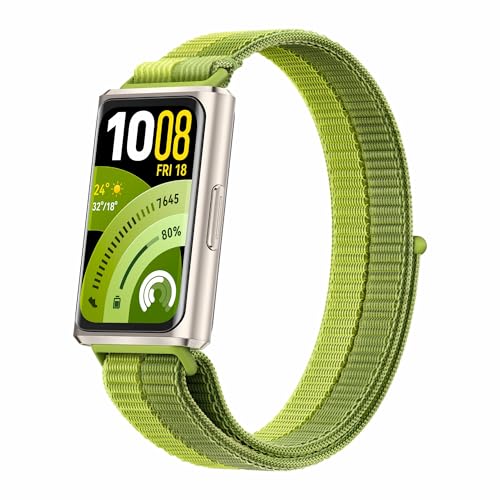 ساعت هوشمند HUAWEI Band 11 PRO، صفحه نمایش AMOLED، ساعت هوشمند نظارت بر خواب و استرس، باتری تا 14 روز، مقاومت در برابر آب 50 متر، ردیاب دقیق تناسب اندام و سلامت، سازگار با Android و iOS، سبز