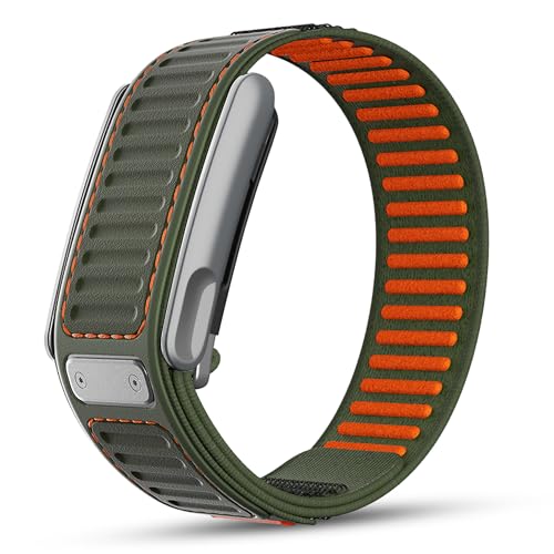 بند نایلونی هیبریدی نایلونی جایگزین اسپرت Dado سازگار با WHOOP 5.0، One، Peak و Life Fitness Tracker، تنفس و بادوام با بند اتصال لغزنده ایمن