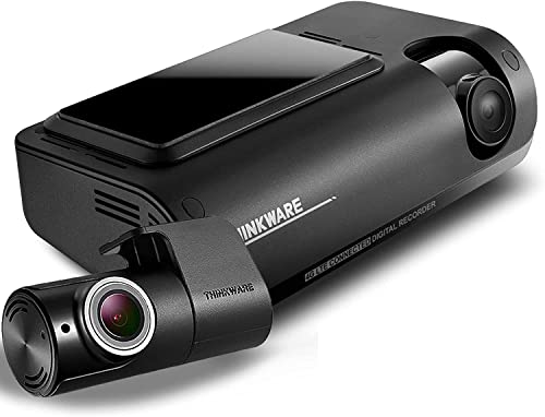 Thinkware T700 Dash Cam Full HD 1080p - دوربین داش خودرو جلو و عقب با Wi-Fi داخلی، اتصال 4G LTE، دید در شب فوق العاده و هشدار دوربین ایمنی - با کارت SD 32 گیگابایت - برنامه LTE Android/iOS