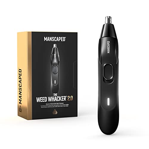 MANSCAPED® Weed Whacker® 2.0 برقی موی گوش و بینی – ابزار دقیق 7000 دور در دقیقه با باتری قابل شارژ، مرطوب/خشک، تمیز کردن آسان، تیغه قابل تعویض فولاد ضد زنگ بهبودیافته