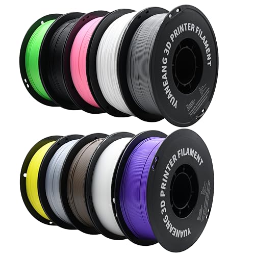 YUANEANG — 10*1KG(Black&White&Grey&Lemon Yellow&Brown&Fluorescent Green&Silver&Pink&Transparent&Purple)
