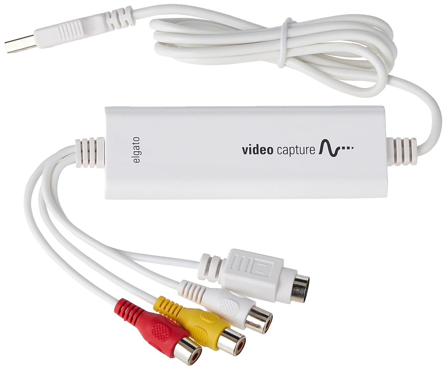 فیلمبرداری Elgato – دستگاه کارت ضبط USB 2.0، استفاده آسان، تبدیل آنالوگ به دیجیتال، با آداپتور VHS VCR به DVD، برای Mac، Windows یا iPad