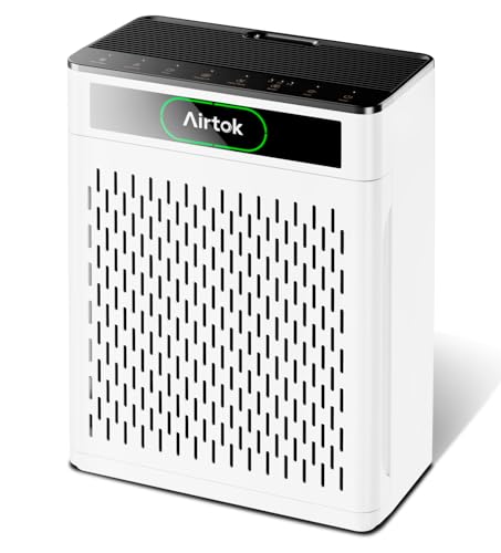 دستگاه تصفیه هوا AIRTOK با فیلتر قابل شستشو، سنسور کیفیت هوا و حالت خواب مدل AP3001