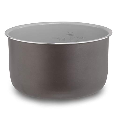 Ninja Foodi 6.5-qt. قابلمه داخلی نچسب با روکش سرامیکی، سازگار با تمام Ninja Foodi 6.5 qt. مدل ها، خاکستری ایمن ماشین ظرفشویی. 102FY300