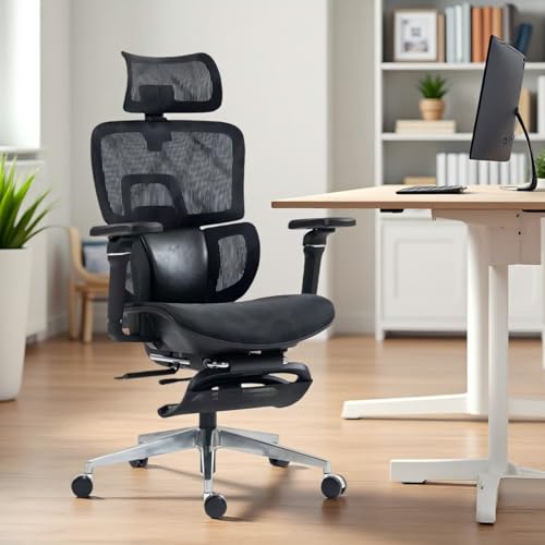 صندلی اداری ارگونومیک لایان LAIAN Executive Ergonomic Office Chair (مشکی) مدل ERG-008