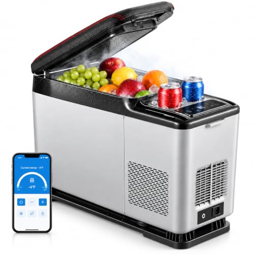 یخچال خودرو CRONY CF15 15L با APP DC 12V برای تکیه گاه مرکزی در یخچال خودرو با دسته بازو یخچال فریزر خودرو