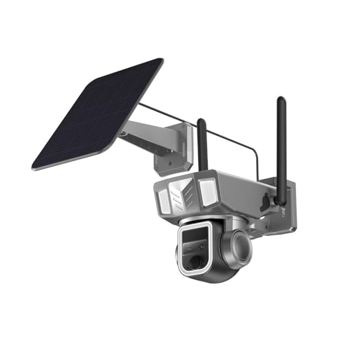 دوربین زوم پیوسته خورشیدی با لنز دوگانه CRONY Y7B 4G-4K-8MP