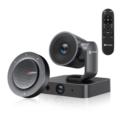 سیستم کنفرانس AV Access BizEye P30 Kit-US، دوربین 4K PTZ و اسپیکرفون