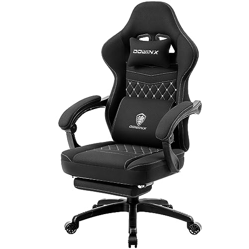 صندلی گیمینگ داوینکس Dowinx Gaming Chair Breathable Fabric Game Chair with Storage Bag Footrest
