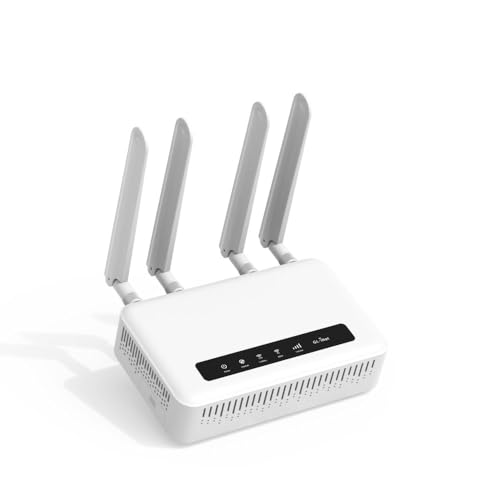 روتر GL-X2000 (Spitz Plus) Cellular Gateway 4G LTE برای خانه، RV، سفرهای جاده ای، دفاتر، CAT 12، روتر Wifi 6، آنتن های جداشدنی، دو سیم کارت، T-Mobile و AT&T IoT دارای گواهی، OpenVPN، WireGuard (فقط WireGuard)