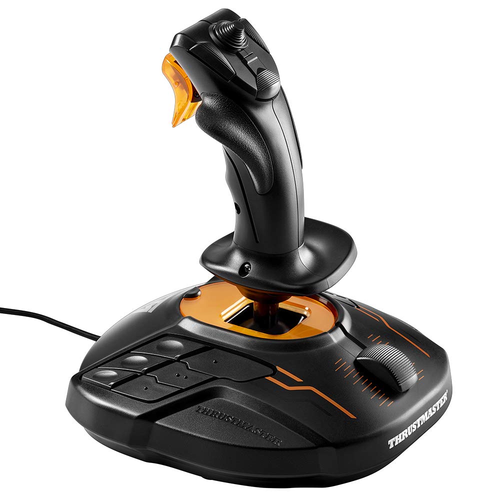 Thrustmaster T16000M FCS - سیستم کنترل پرواز دودستگاه با فناوری H.E.A.R.T HallEffect AccuRate برای کامپیوتر