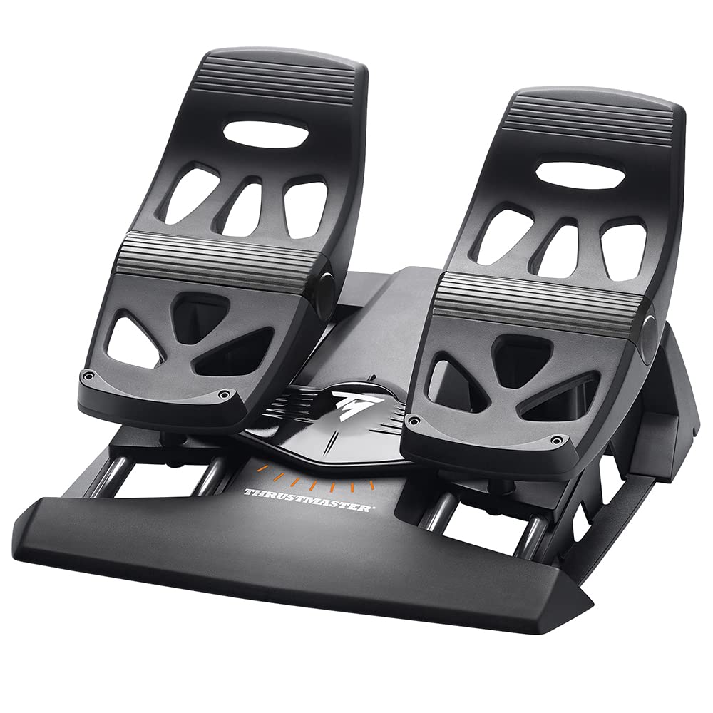 Thrustmaster TFRP T. Flight Rudder Pedals - Precise Rudder Control با فناوری S.M.A.R.T برای رایانه شخصی، پلی استیشن و ایکس باکس