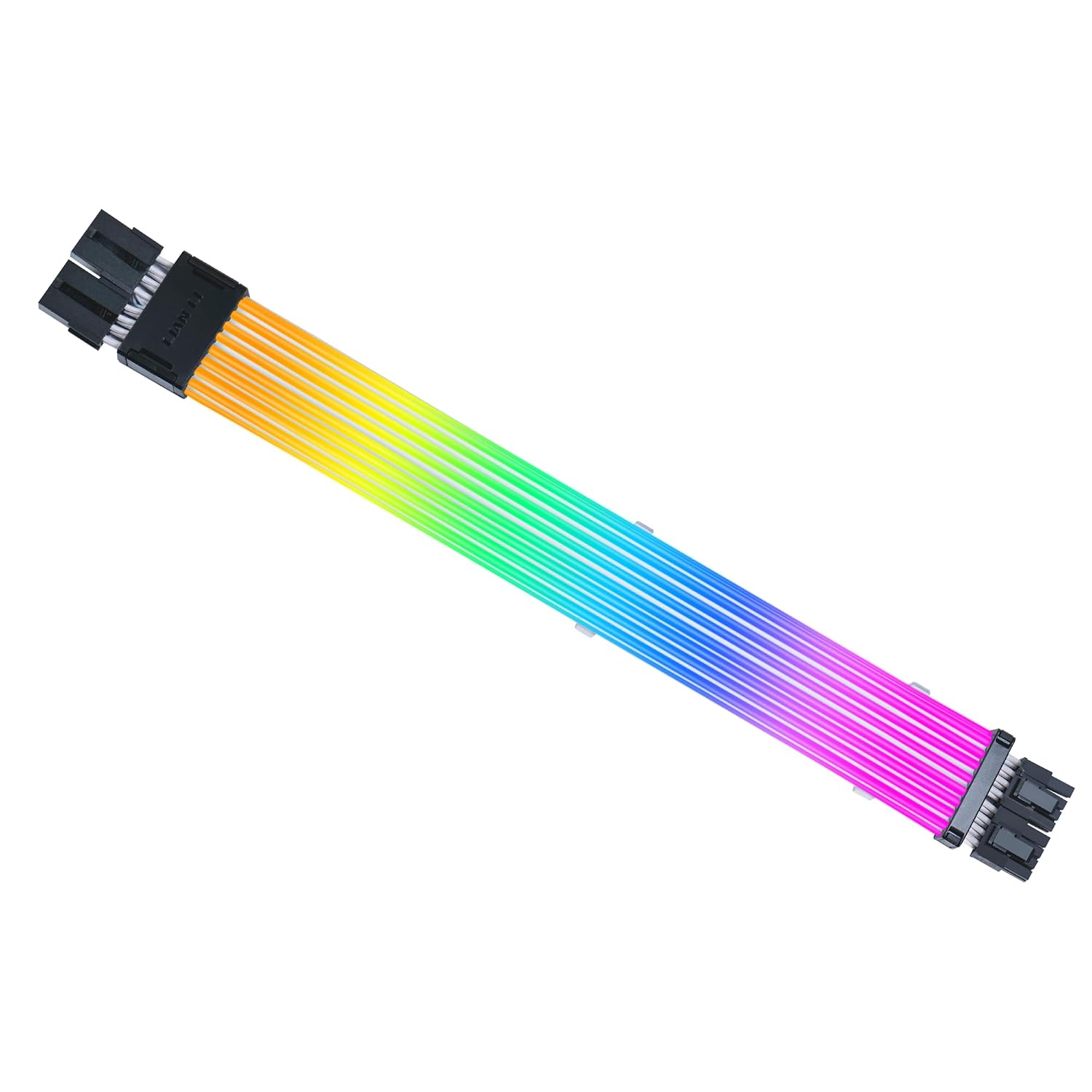 Lian Li Strimer Wireless 8 Pin (PW8-1W) - کابل افزودنی برق RGB آدرس پذیر - کنترل بی سیم 2.4 گیگاهرتز - کنترلر بی سیم شامل نمی شود و مورد نیاز است.