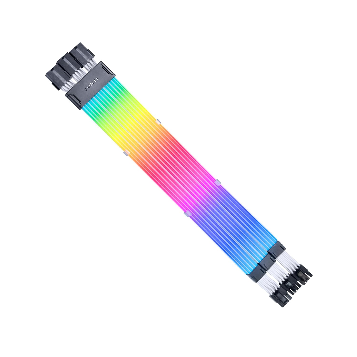 Lian Li Strimer Wireless 3x8-Pin - کابل برق RGB آدرس پذیر با سیگنال 2.4Ghz - راهنمای نور - کنترلر بی سیم شامل نمی شود. کنترلر مورد نیاز است (PW12-1W)