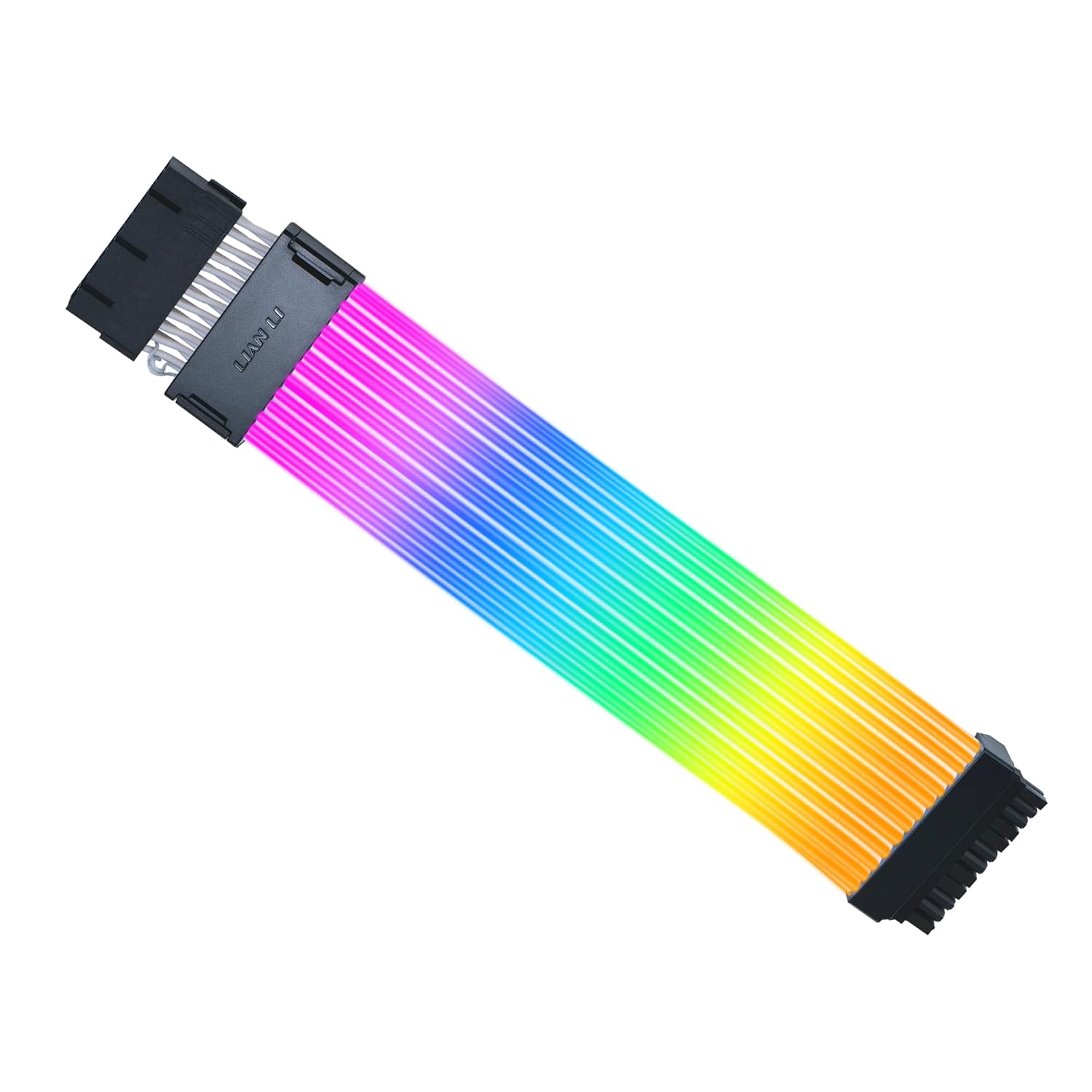 Lian Li Strimer Wireless 24 Pin (Pw24-1W) - کابل افزودنی برق Rgb آدرس پذیر با کنترل 2.4 گیگاهرتز با 315 میلی متر. کنترل کننده طول 12.4 اینچ شامل و مورد نیاز نیست